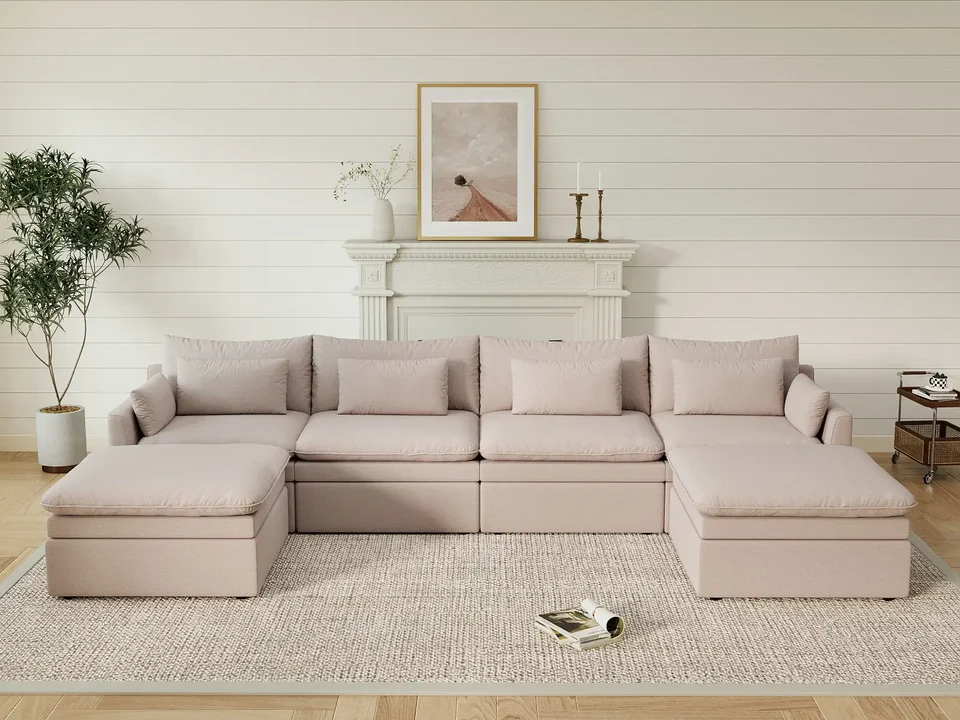 Deluxe Cloud 3-Seater L-Shaped Sectional Review: Ultimate Comfort & Smart Storage 3 Deluxe Cloud 3-Seater L-Shaped Sectional Review