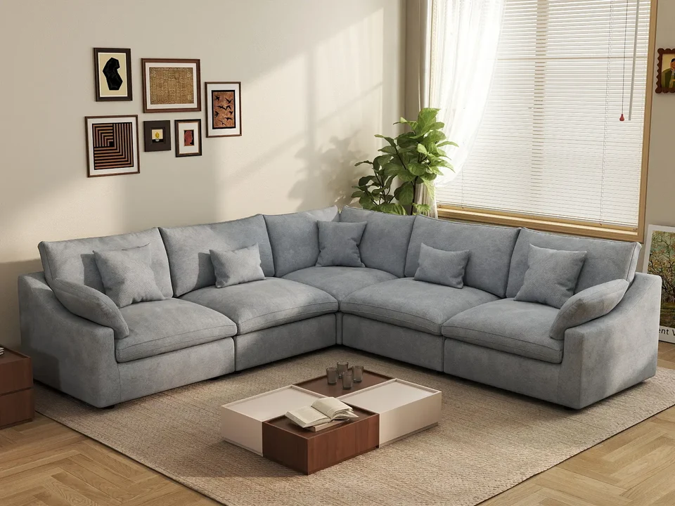 WJS Home Sectional Sofa Review: Best Cloud Sofas & End of Summer Deals 2026 11 WJS Home Sectional Sofa Review