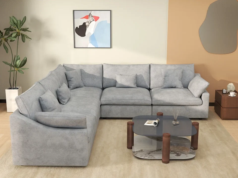 WJS Home Sectional Sofa Review: Best Cloud Sofas & End of Summer Deals 2026 10 WJS Home Sectional Sofa Review