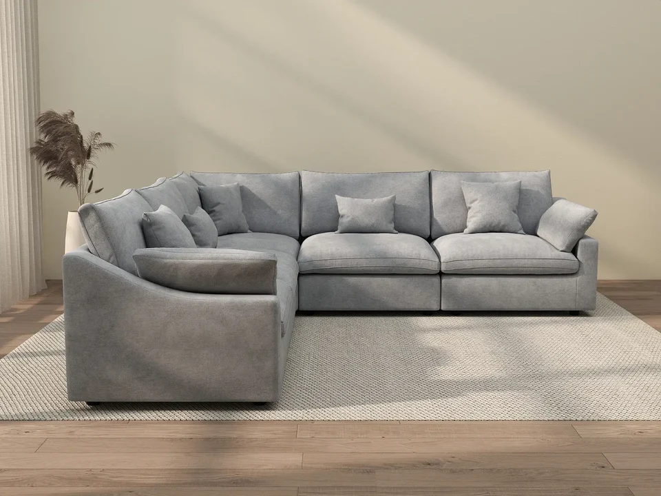 WJS Home Sectional Sofa Review: Best Cloud Sofas & End of Summer Deals 2026 12 WJS Home Sectional Sofa Review