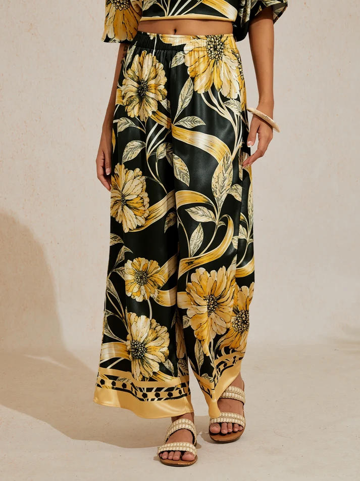 How to Style a Satin Batwing Top