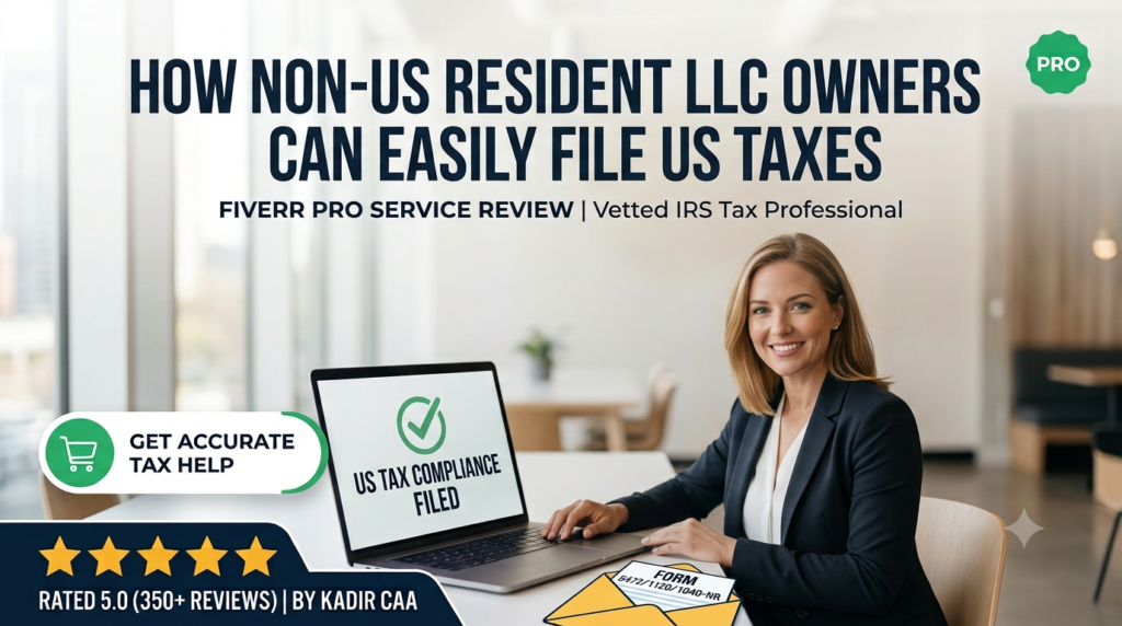 How Non-US Resident LLC Owners Can Easily File US Taxes