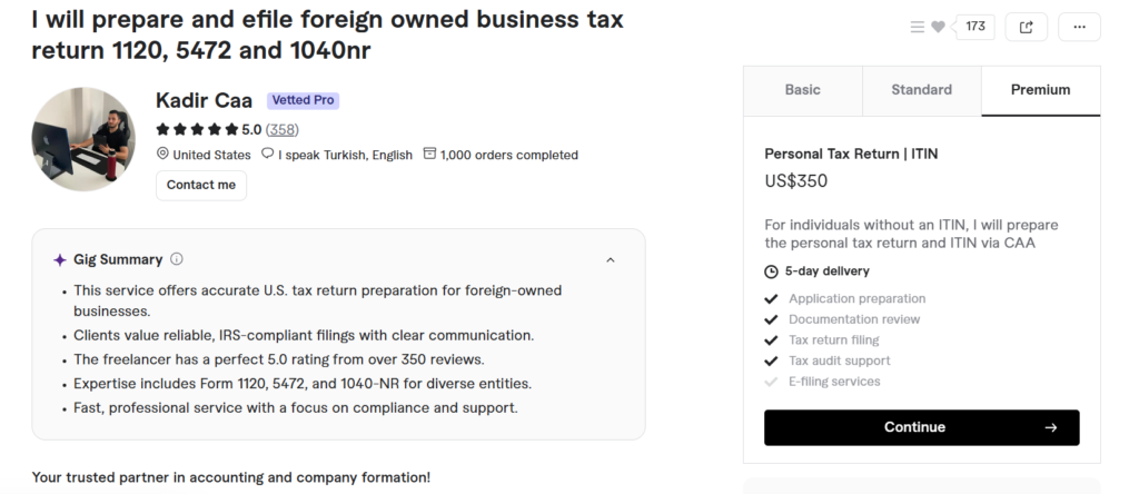 How Non-US Resident LLC Owners Can Easily File US Taxes
