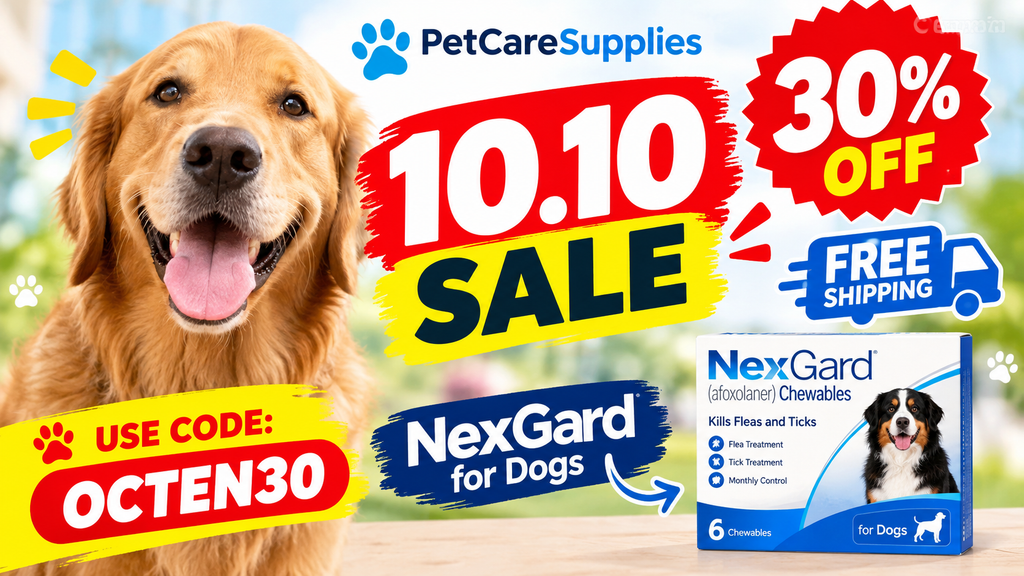 NexGard for Dogs Deal: 30% Off + Free Shipping at PetCareSupplies
